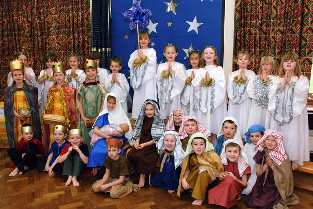The nativity scene at Springfield First School in Worthing in 2006. Piccture: Malcolm McCluskey