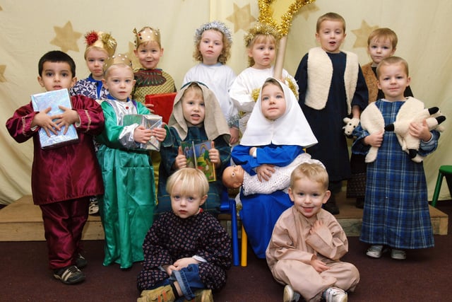 The children at Findon Village Preschool performing their Nativity play in 2006. Picture: Malcolm McCluskey
