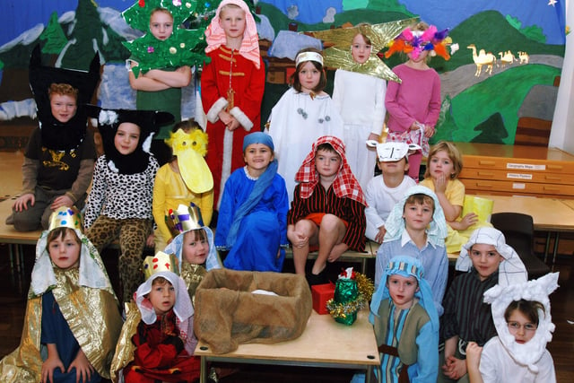 Pupils from St John the Baptist Primary School in Findon in a scene from their Nativity play entitled The Christmas Farm. Picture: Malcolm McCluskey