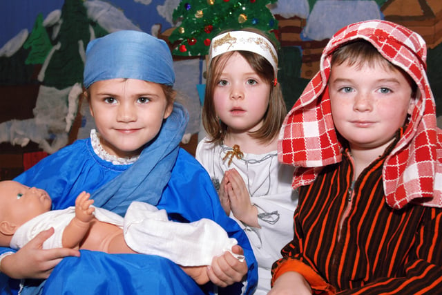 Pupils from St John the Baptist Primary School in Findon in a scene from their Nativity play entitled The Christmas Farm. Picture: Malcolm McCluskey