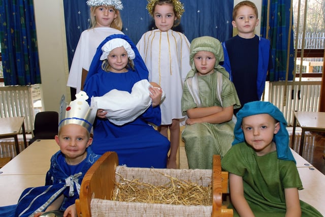 Some of the pupils at The Laurels First School in Worthing in a scene from their Nativity play in December 2006. Picture: Malcolm McCluskey