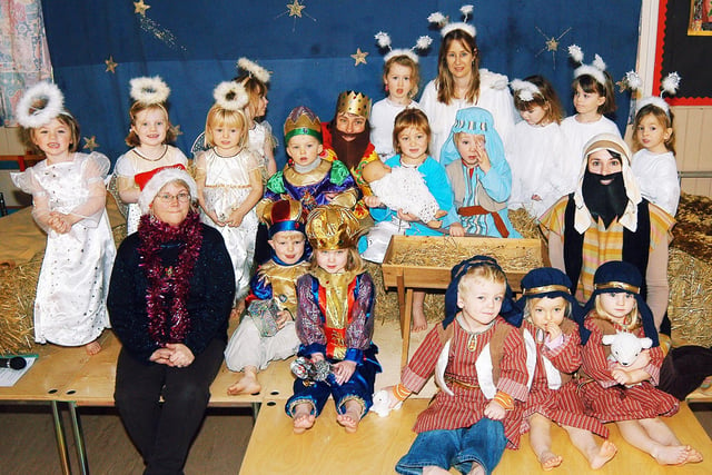 The Nativity play at West Dean Pre School in 2006 was directed by Jackie Boxall. Picture: David Nicholls
