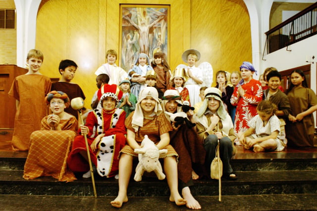 Children from St Richard's Primary School in Chichester performed plays in their year groups in 2006