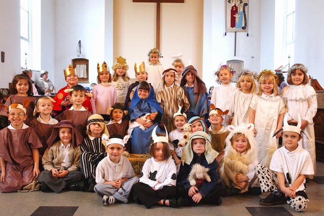 Children from East Wittering Primary School ready for their Nativity play in 2006. Picture: Louise Adams