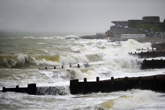 Storm Barra hits Eastbourne (Photo by Jon Rigby) SUS-210712-152105001