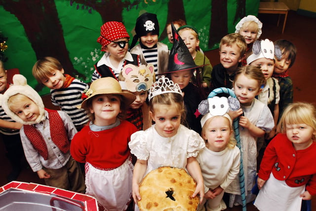 Children at Midhurst Nursery Class in costume for their Christmas production in 2006. Picture: Bill Shimmin