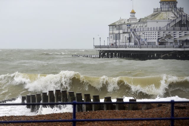 Storm Barra hits Eastbourne (Photo by Jon Rigby) SUS-210712-152149001