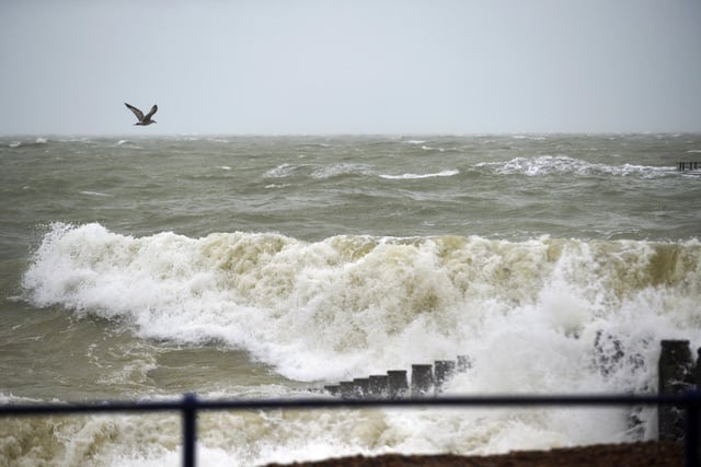 Storm Barra hits Eastbourne (Photo by Jon Rigby) SUS-210712-152053001