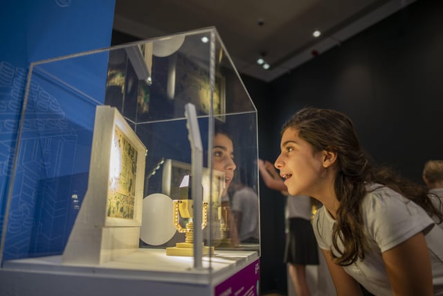 The exhibition captures the attention of young minds