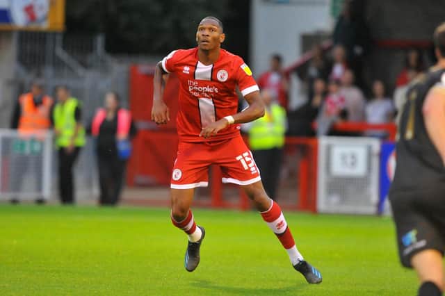 Ludwig Francillette was Crawley Town's Man of the Match against Walsall