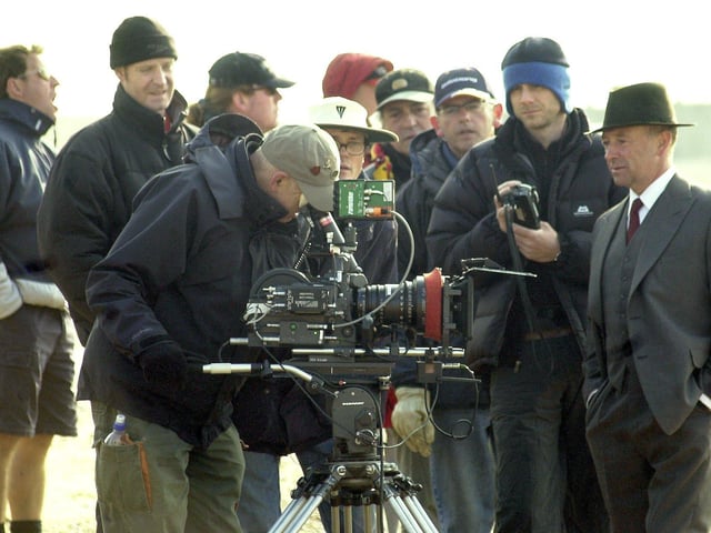 Various photos during the filming of Foyles War in Hastings. Photos from our archives during 2002-2006. SUS-211115-135755001