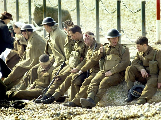 Various photos during the filming of Foyles War in Hastings. Photos from our archives during 2002-2006. SUS-211115-140100001