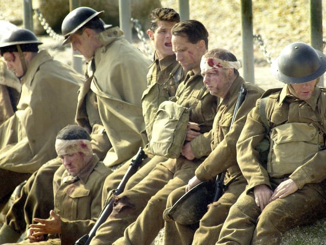 Various photos during the filming of Foyles War in Hastings. Photos from our archives during 2002-2006. SUS-211115-140110001
