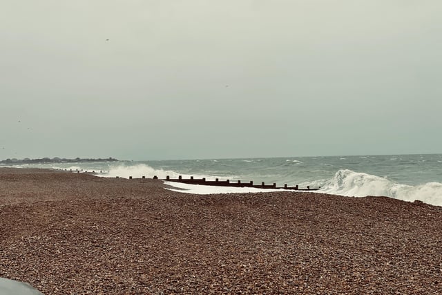 Storm Barra in Eastbourne on December 7 2021 (photo by Marta Sirecka) SUS-210812-081549001