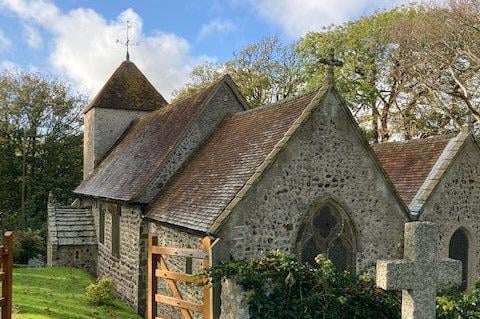 Karen Bailey took this photograph of Telscombe Village Church whilst out for a countrysilde walk. SUS-210812-093510001