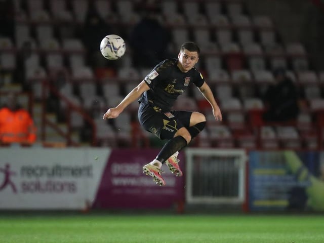 Another stint at centre-half as Cobblers lined up with three at the back. Made a crucial defensive intervention with only two minutes gone and then did so again at the death. There was plenty of excellent and typically gritty defending in-between too... 8.5 CHRON STAR MAN