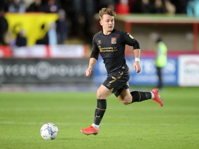 His relentless work ethic was on full display at wing-back as he attacked and defended in equal measure. His cross led to the first and then set up Pinnock's winner, though may claim it himself. Did some great defensive work to help out when Cobblers were under the cosh for large parts of the second-half... 8