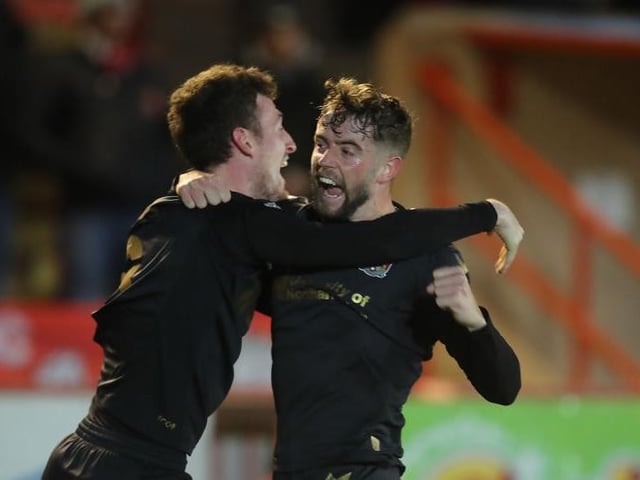 His first goal for the Cobblers 33 minutes in was reward for some excellent recent form, arriving just on time to find the bottom corner, albeit via a deflection. Showed both sides to his game here: quality on the ball in the first 45 and then doggedness and tenacity off it in the second... 8
