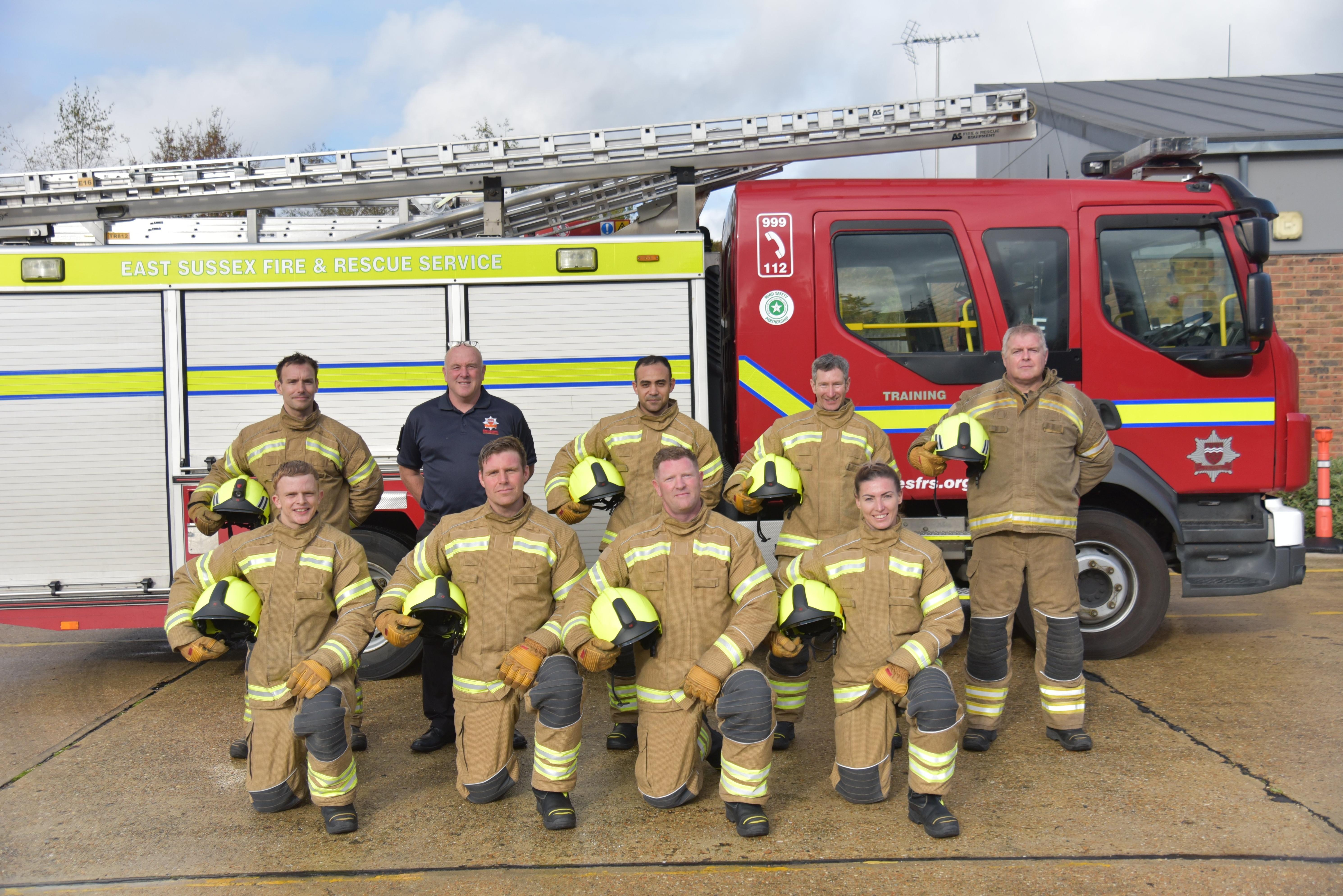ESFRS on-call firefighters. SUS-210912-114800001