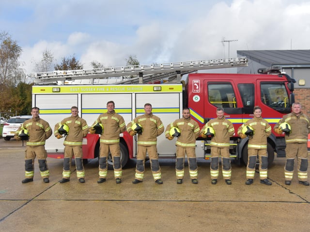ESFRS on-call firefighters. SUS-210912-114723001