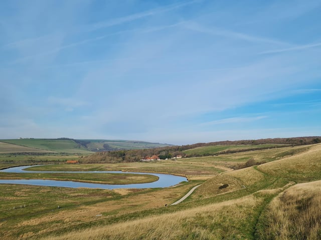 Seven Sisters - The route is just over a mile long and passes along the Cuckmere River before taking in views of the Seven Sisters from the beach. For those who prefer rivers and valleys on their walks, just follow the Cuckmere River northbound to picturesque Alfriston. If looking for a pub along the way, The Plough and Harrow in Litlington village offers a selection of cask ales from the local Longman Brewery, as does the 14th century George Inn, in the heart of Alfriston. Picture by Charlie Hellewell