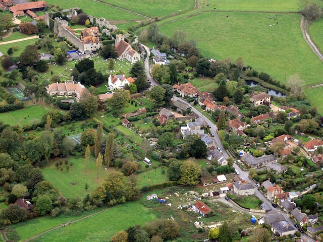 Amberley - A walk up Amberley Mount presents fantastic views of the Arun Valley, where you can clearly see how the flowing River Arun carved out its channel through the chalk. If looking for a cosy place for a drink and something to eat, both The Bridge Inn and Black Horse offer a warm welcome and roaring fire. Picture by Derek Martin