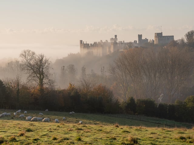 Arundel - opt for the shorter four-mile walk around Swanbourne Lake and the River Arun or go for a longer seven-mile walk through Arundel Park and South Stoke. The riverside Black Rabbit pub is a favourite. Picture by Tom Reynolds