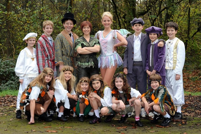 The Hawth panto cast from 2011