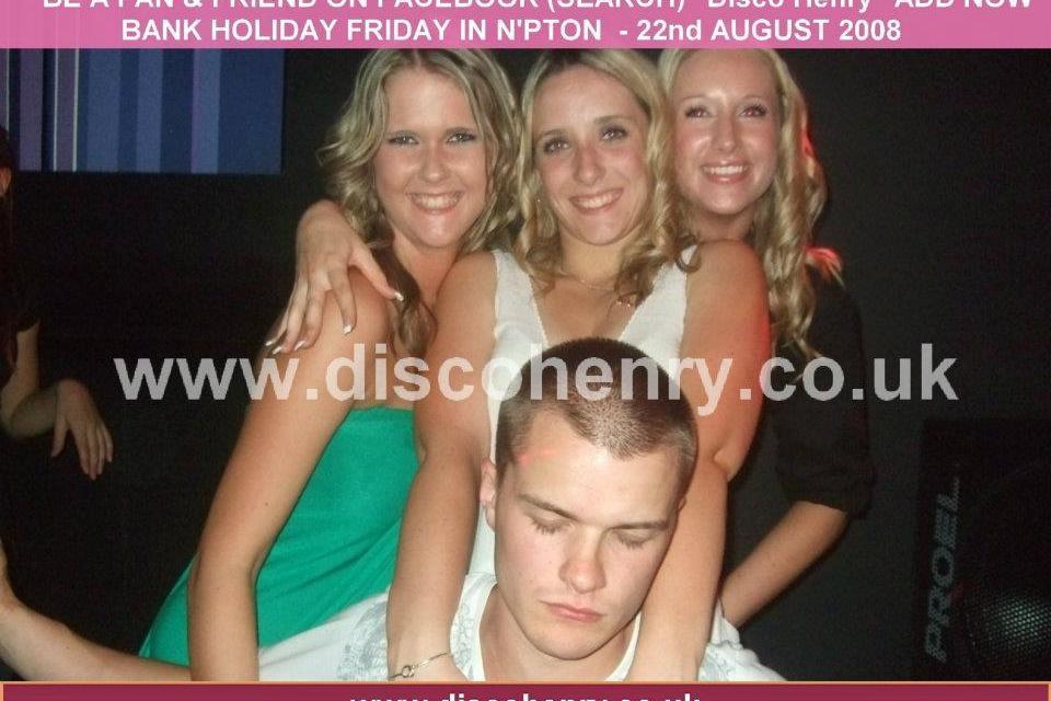 A Bank Holiday Friday night out in Northampton in August 2008. Photo: Disco Henry