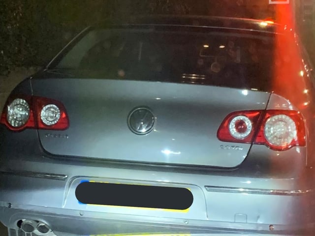This driver claims it is the fourth car the police has taken off him! He was driving his latest one without insurance.