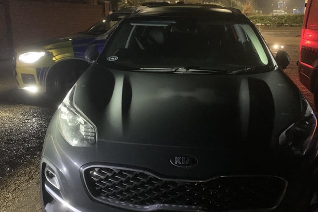 This car was found in Peterborough with cloned plated. Turns out it was stolen from the Leicestershire area.