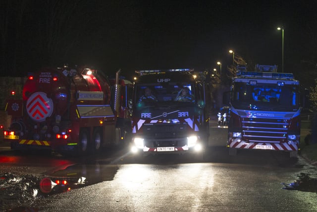 A fire broke out at an agriculture building in North End Road, Yapton. Photo: Eddie Mitchell SUS-211112-160221001