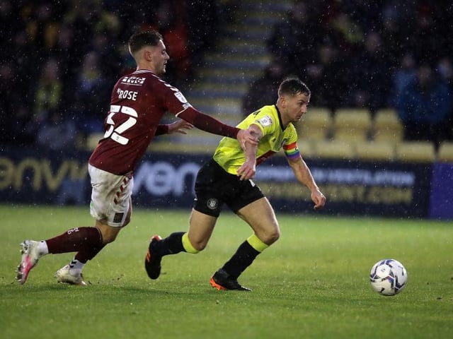 He was a pain for Harrogate in the early exchanges, floating into pockets of space between the lines and linking the play. Became detached from the midfield for a period but was a constant outlet on the break for the final half-hour... 7