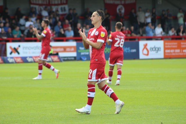 Another player getting back to full fitness, constant menace the Orient defence, his first touch, shielding and passing the ball allowed other players to get into some great attacking positions causing defensive problems for the home team.