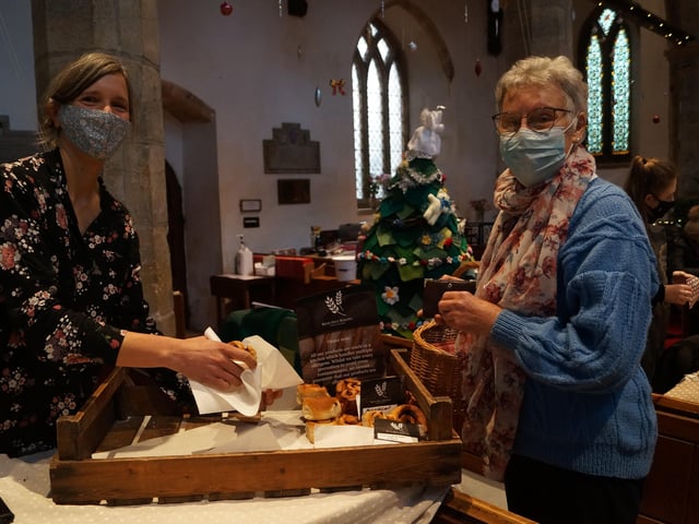 Christmas Tree Festival and mini market at Tealby EMN-211213-080333001