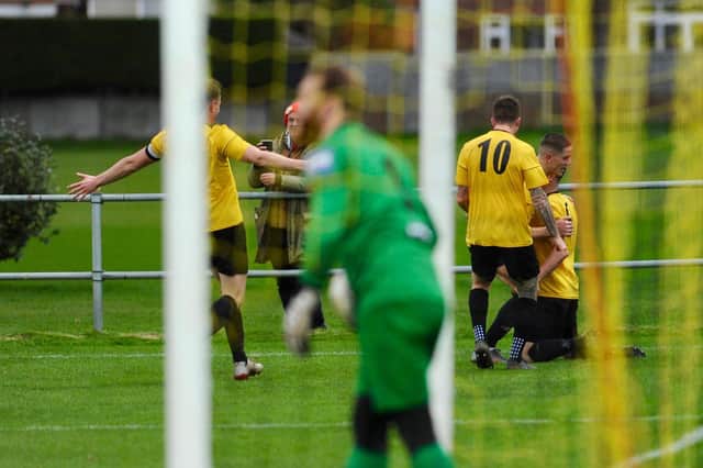 Action and celebration and crowd pictures from Littlehampton Town's 1-0 FA Vase third round win at home to Sheppey / Pictures: Stephen Goodger