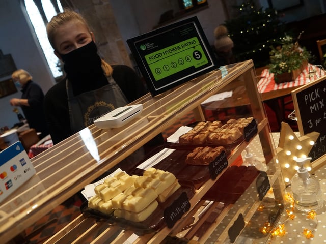 Christmas Tree Festival and mini market at Tealby EMN-211213-080437001
