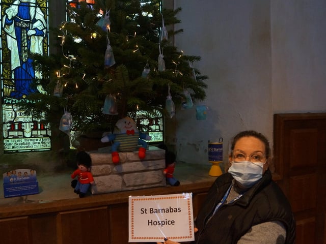 Christmas Tree Festival and mini market at Tealby EMN-211213-080500001