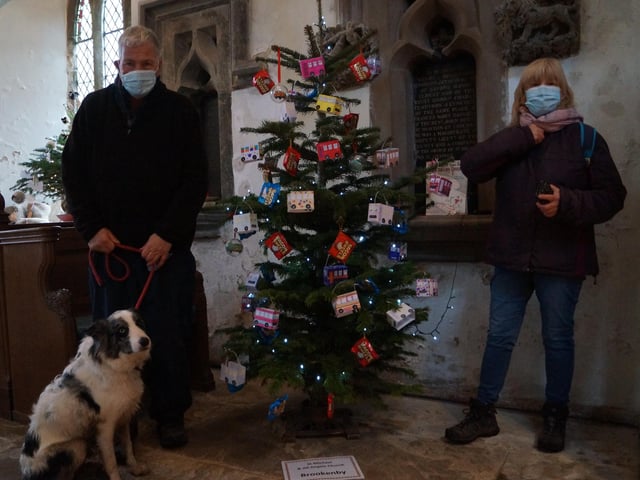 Christmas Tree Festival and mini market at Tealby EMN-211213-080344001