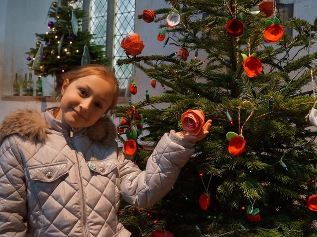 Christmas Tree Festival and mini market at Tealby EMN-211213-080404001