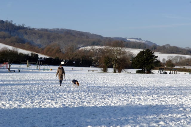 Snow in Steyning in December 2009. Picture: Gerald Thompson S51169H9