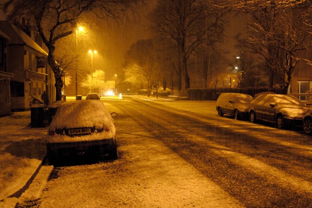 Snow in Chichester on January 24, 2007. Picture: Dean Kedward
