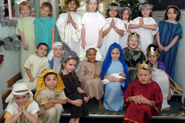 The 2008 Nativity scene at Durrington First School. Picture: Malcolm McCluskey W50082H8.