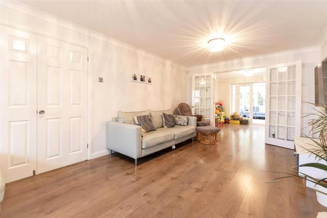 This spacious five bedroom detached family home includes a double garage and driveway. With the living room leading into the dining room and then conservatory, it screams space. As well as a fitted kitchen, there's a utility room downstairs. While upstairs, the main bedroom boasts an en suite of course