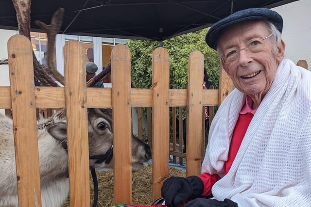 Reindeer rode into Rustington Hall on Tuesday, December 14, and Santa set up his workshop in the grounds for a magical day. Pictures supplied and not available for sale.