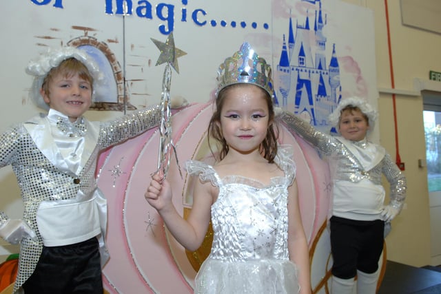 Shea Laws as the Fairy Godmother in the Vale School Christmas production for 2008. Picture: Stephen Goodger W49342H8