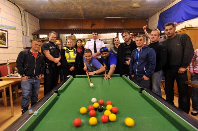 Police Officers and PCSOs take on residents in the Millfield area at The Seafood Restaurant on Lincoln Road. Premises owner Mo Attilah and PCSO Gurdev Singh are pictured. Do you recognise anyone else?