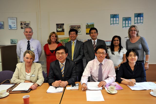 A Korean delegation of Human Rights specialists meets figures from Peterborough City Council at the New Link Centre, Lincoln Road, to discuss issues within the city.