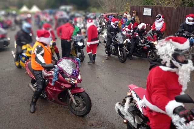 Eastbourne Motorcycle Rideouts' fourth annual Christmas toy run met at the Berwick Inn and raised £600 for charity. SUS-211215-095633001