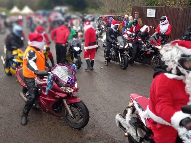 Eastbourne Motorcycle Rideouts' fourth annual Christmas toy run met at the Berwick Inn and raised £600 for charity. SUS-211215-095633001